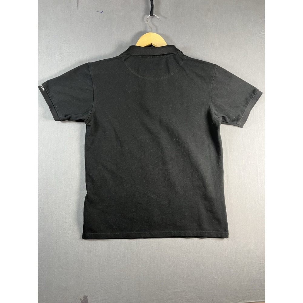 Lacoste Men's XL Cotton Polo Shirt Black Made In France - Picture 9 of 9